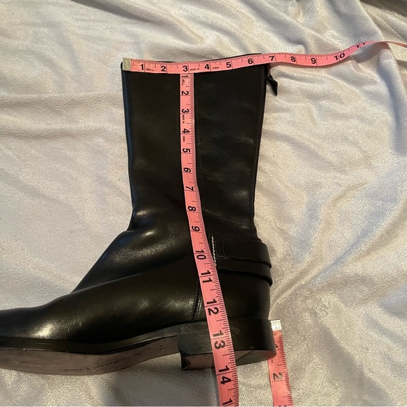 Ralph Lauren Collection made in Italy mid calf leather equestrian like boots, 7B - Picture 12 of 13